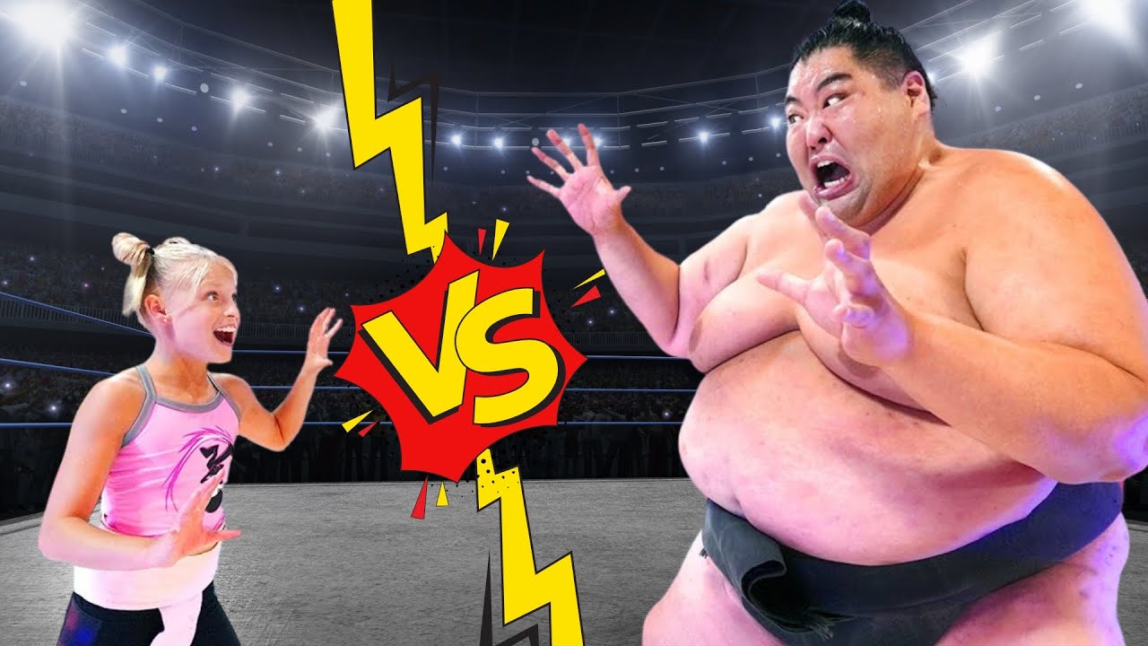 LUTADOR DE SUMÔ vs GINASTA! 💪🆚👍 Uma Batalha Épica de 24 Horas | Ninja Kidz Português
