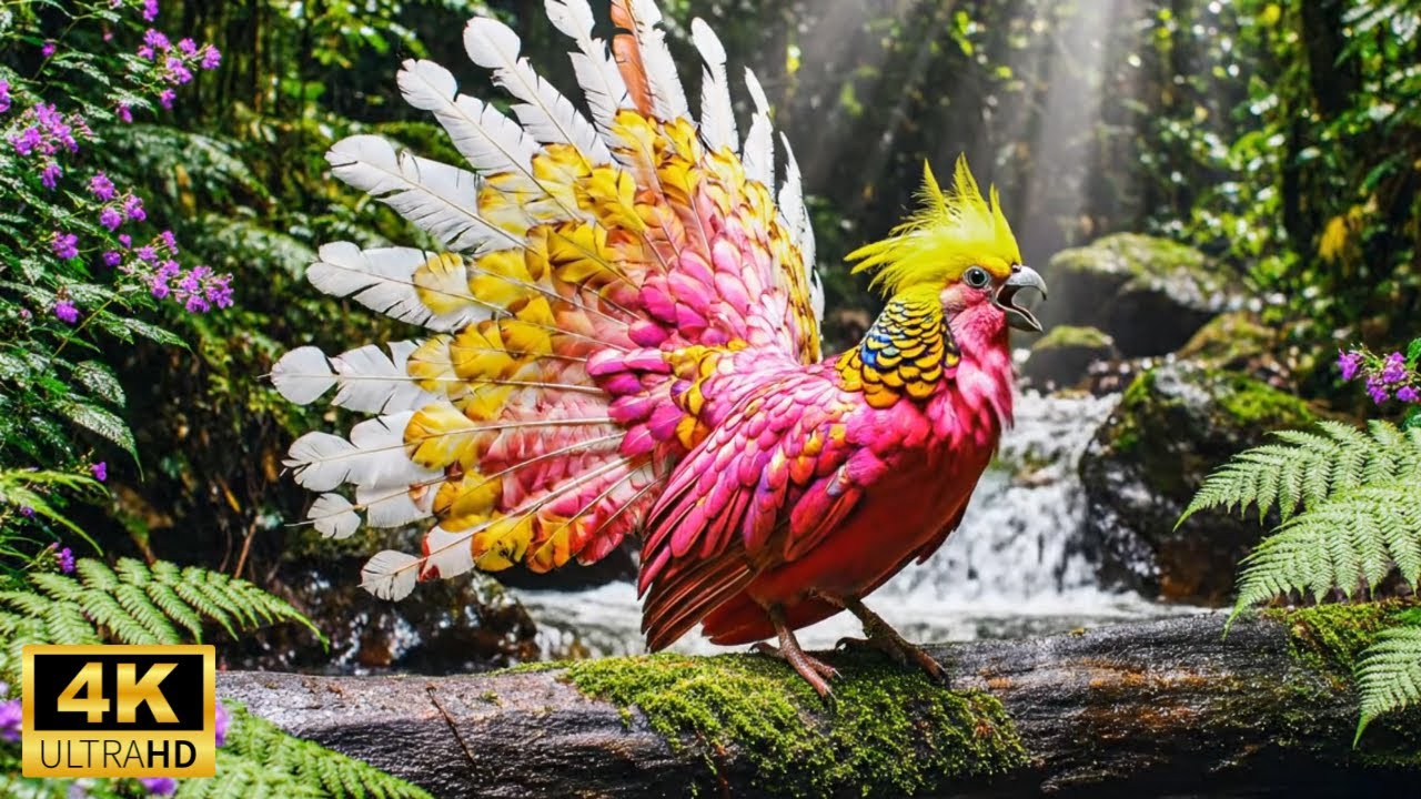 Top 75 Exotic Birds in 4K - Giant Long Tails, Rare Colors & Real Sounds | Nature 4K ASMR