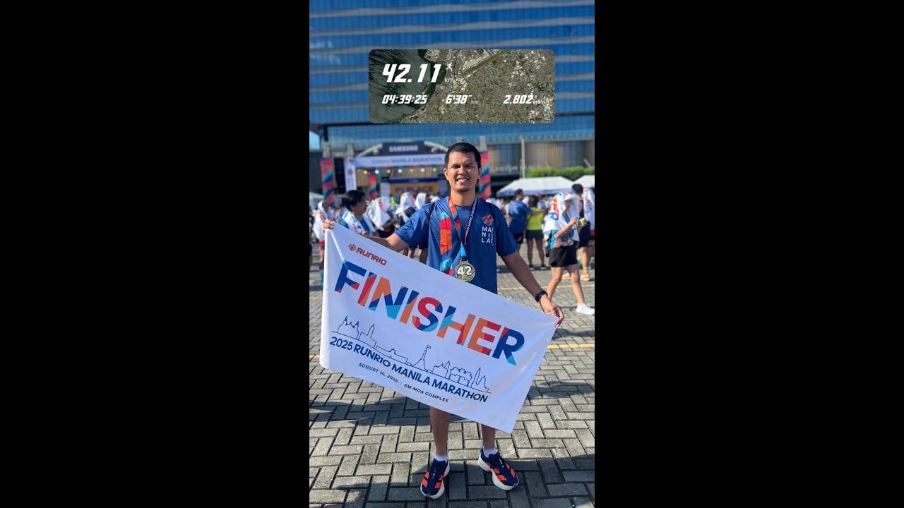 MY FIRST MARATHON  | Galaxy Manila Marathon 2025