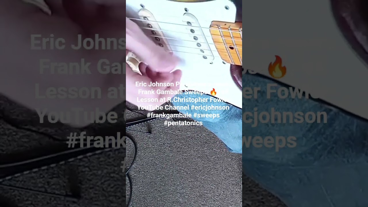 Eric Johnson Pentatonics meets Frank Gambale!🔥 Full Video at my Channel!