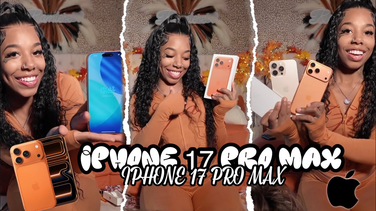 IPHONE 17 PRO MAX | unboxing, setting up, & iPhone decor