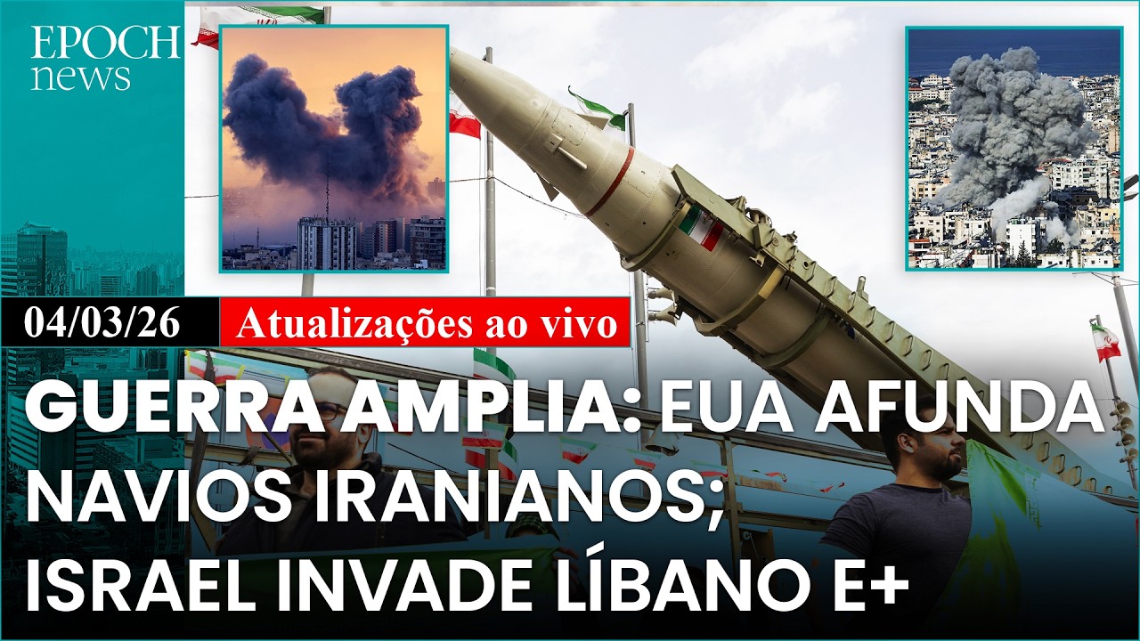 🔴 Guerra no Oriente Médio: 83 mil deslocados no Líbano; EUA afundam navios iranianos e +