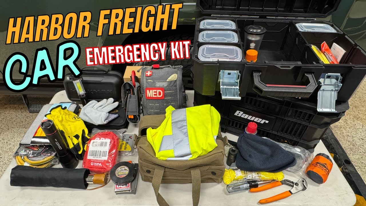 Аварийный комплект модульного вагона Harbor Freight!