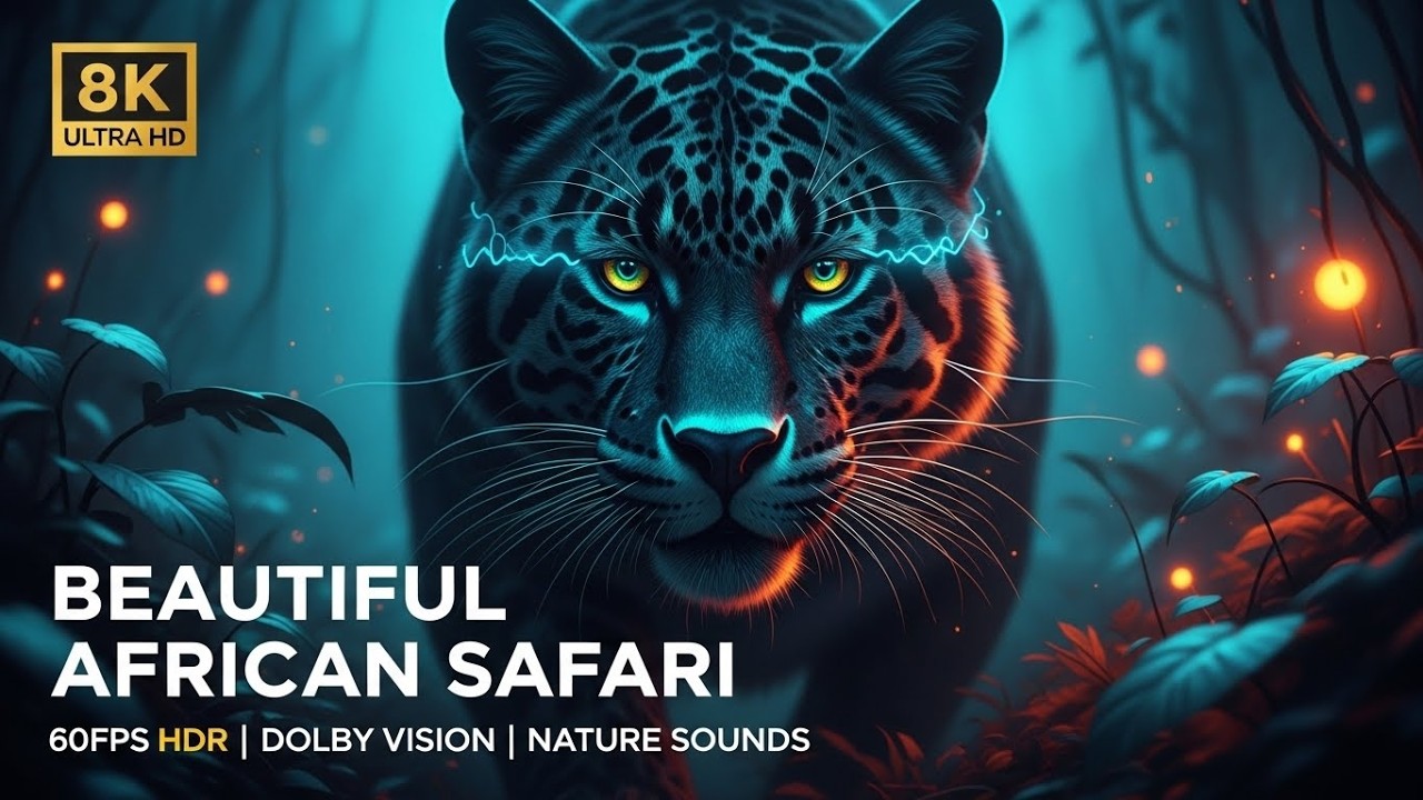 The Most Beautiful African Safari - 4K Scenic Wildlife Relaxation