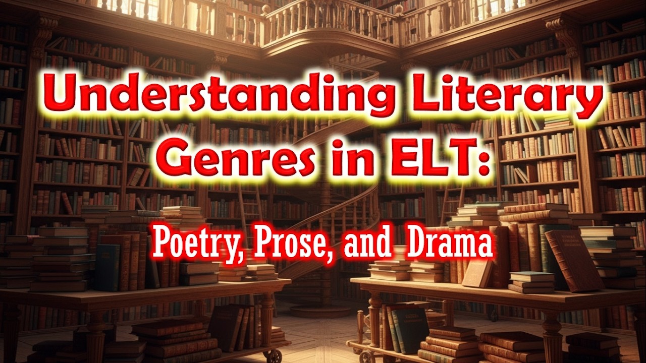 Understanding Literary Genres in ELT | Poetry, Prose, and Drama Explained