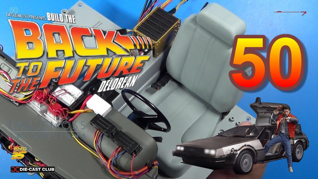 Build The Back To The Future Delorean Issue 50 -  Assemble the Drivers Seat