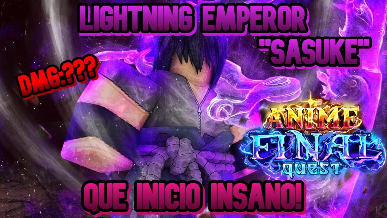 I started playing Anime Final Quest with one of the best weapons in the game! Lightning Emperor (...
