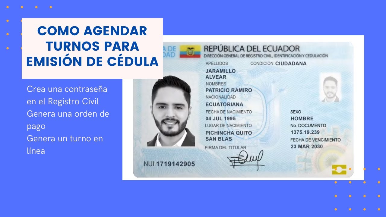 COMO GENERAR #TURNOS PARA EMISIÓN DE #CÉDULAS #2022 #REGISTROCIVIL #TURNOS #CEDULAS
