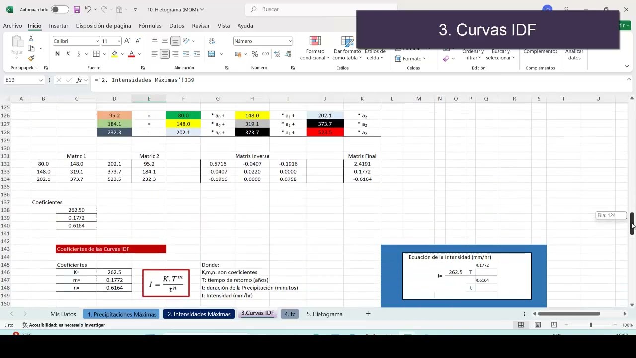 Hietograma de Precipitación (Excel Automatizado)