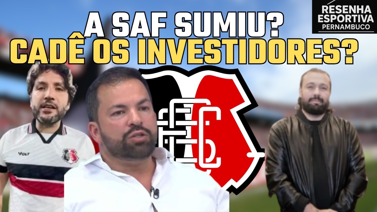 INVESTIDORES DA SAF DO SANTA CRUZ SUMIRAM? SE NÃO INVESTIR VAI BRIGAR PRA NÃO CAIR.