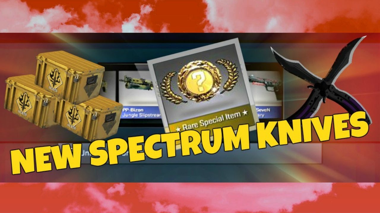 CSGO: A Goddamn Spectrum Knife in One Case!!!