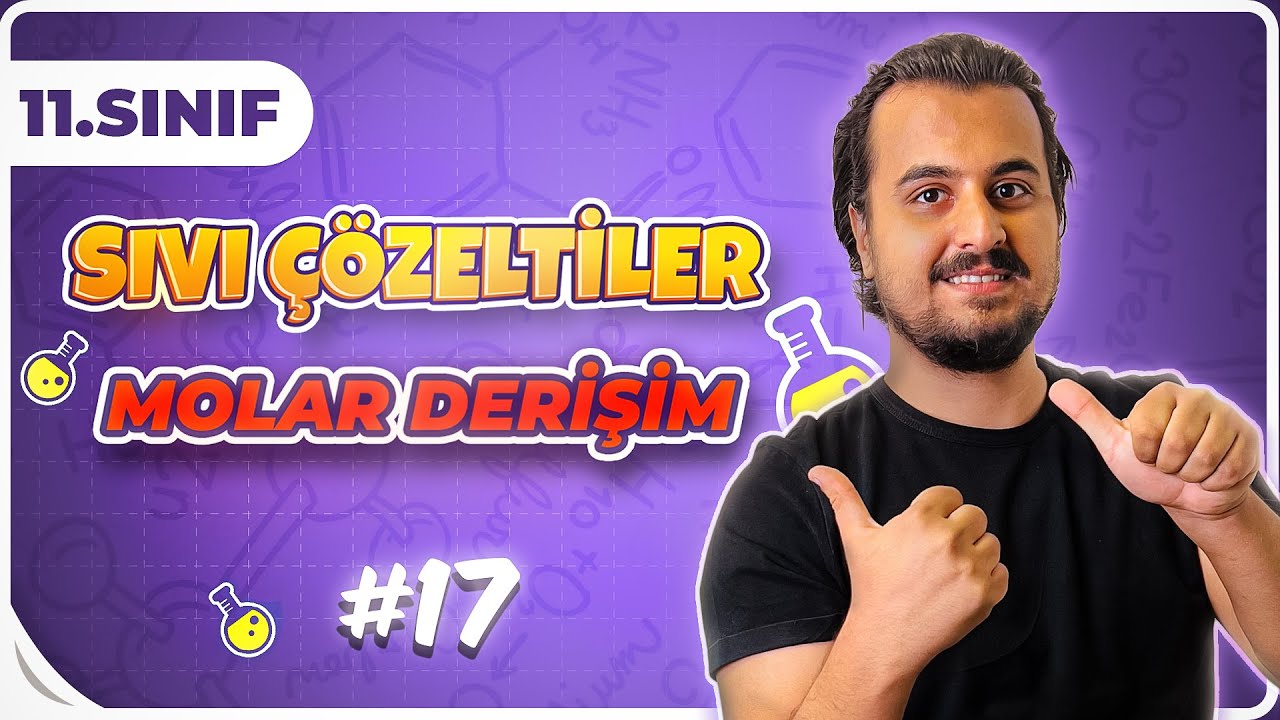 11.Sınıf Kimya | Sıvı Çözeltiler Molarite | 17.Ders | #CHTayfa