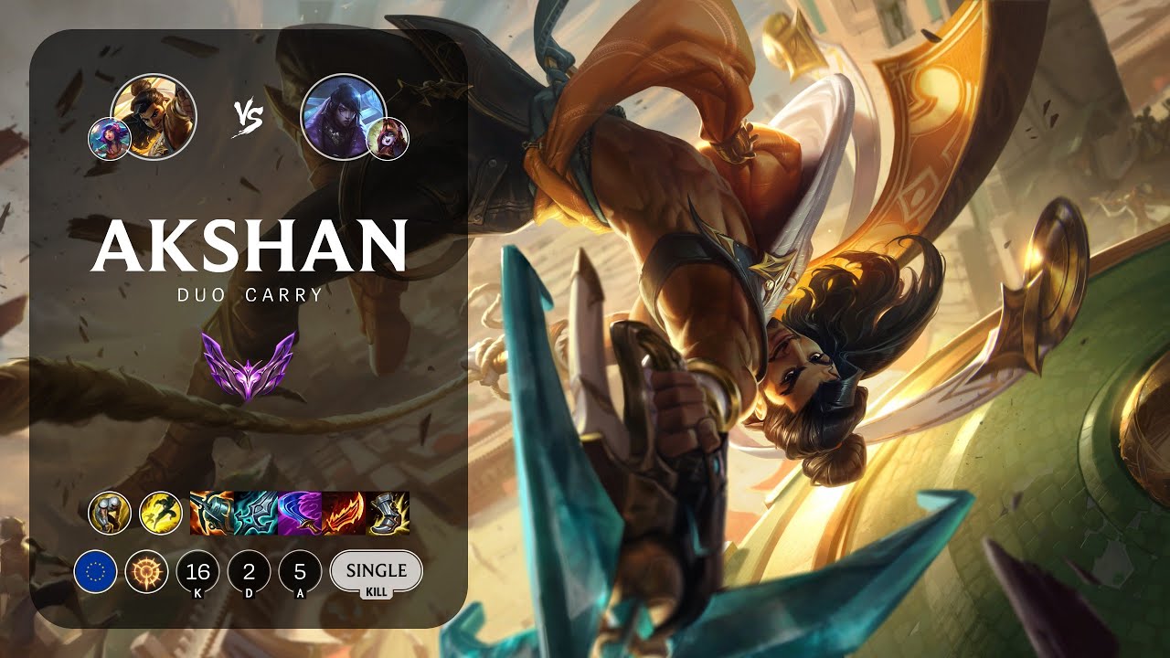 Akshan ADC vs Aphelios - EUW Master Patch 13.13