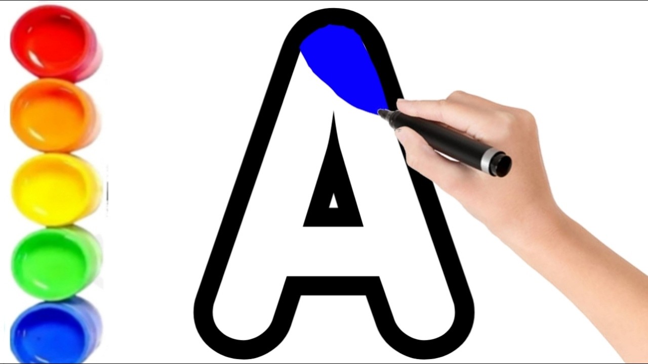 Alphabet, ABC song,abcd,a to z,Kids rhymes, collection for writing along dotted lines for toddler,55