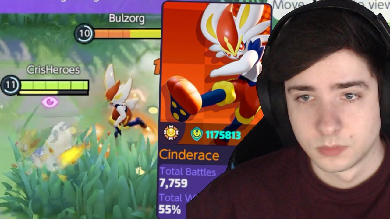 Этот игрок CINDERACE с рейтингом 7700+ просто сумасшедший | Pokemon Unite