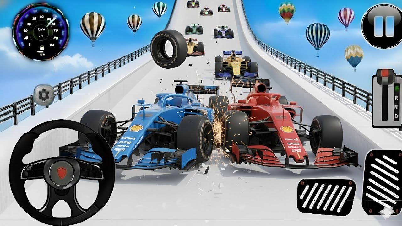 💀🤯 F1 CRASH: IMPOSSIBLE TO SURVIVE on the FINAL MEGA RAMP! (1000% Chaos Moment)  GT Car Stunt Master