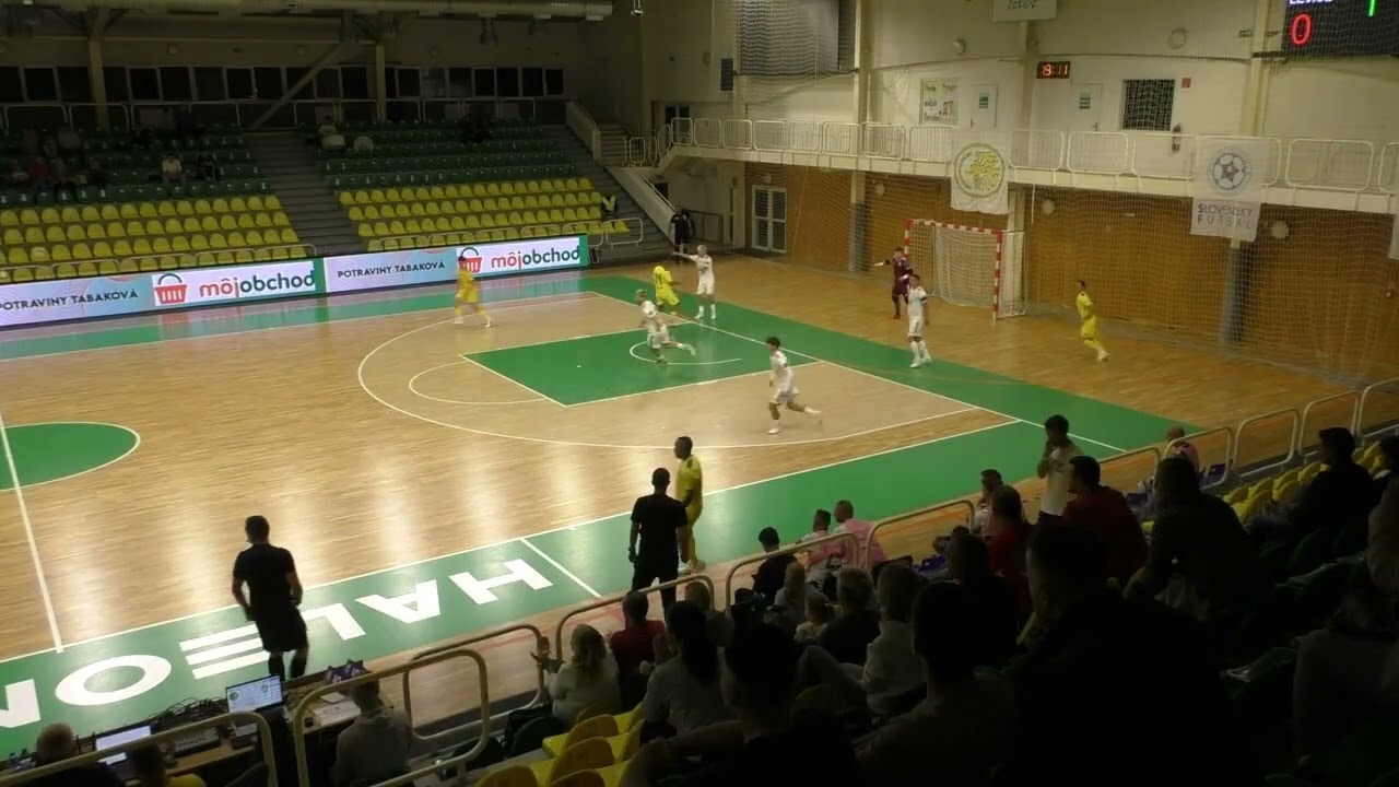FUTSAL EXTRALIGA 2.kolo: FUTSAL TEAM LEVICE vs TATRAN PREŠOV FUTSAL  - 1. polčas