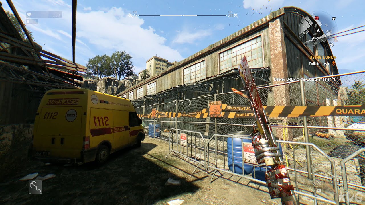 Dying Light - Chemical Storage (Quarantine Zone) - Open World Free Roam Gameplay (PC UHD) [4K60FPS]