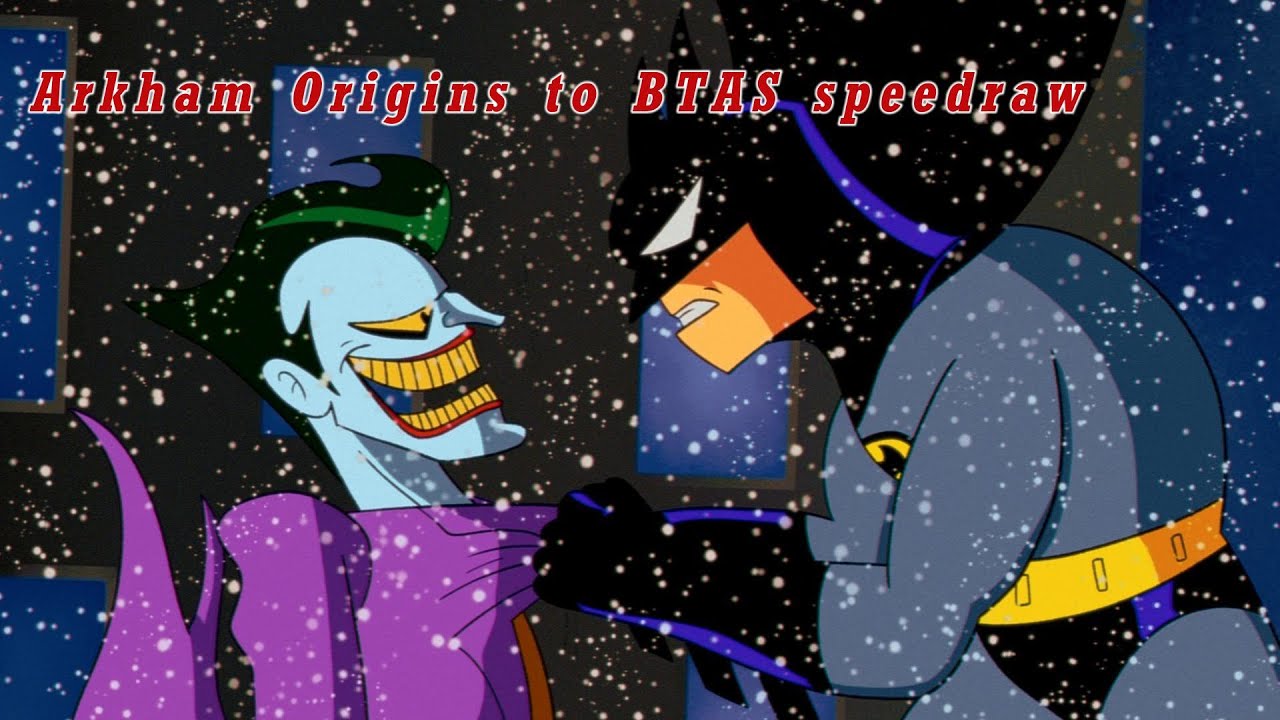 Batman Arkham Origins to BTAS speed draw