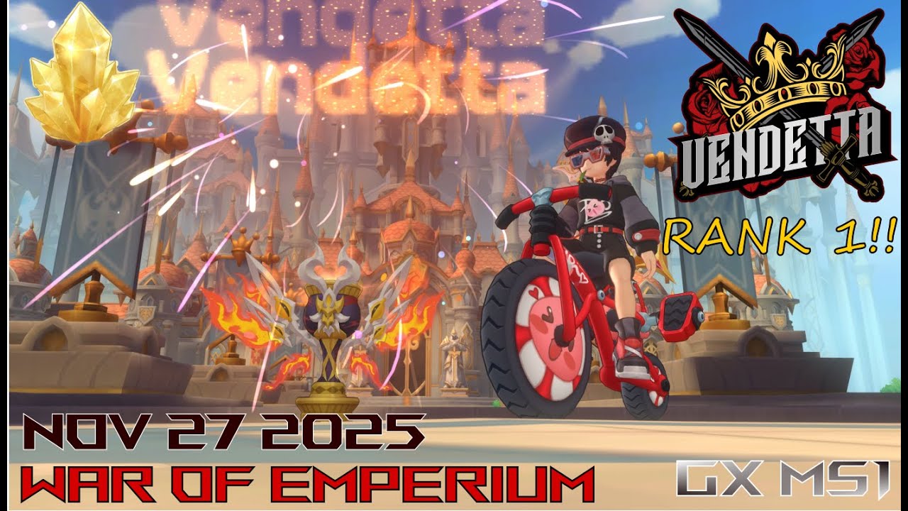 Ragnarok M: Classic - MS1 Guillotine Cross (GX) PoV - War of Emperium (WoE) [11/27/25]