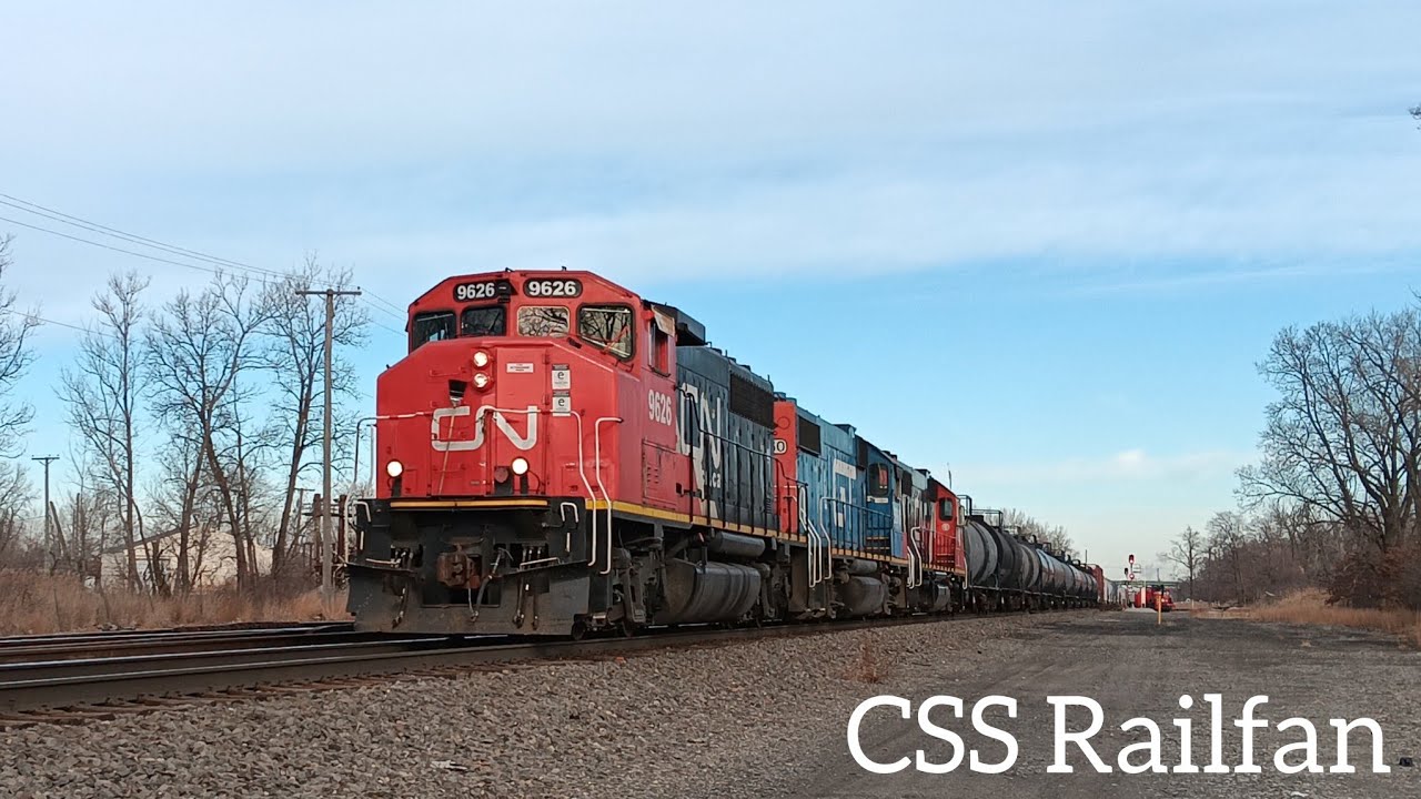 CN local with GTW geep at Ivanhoe