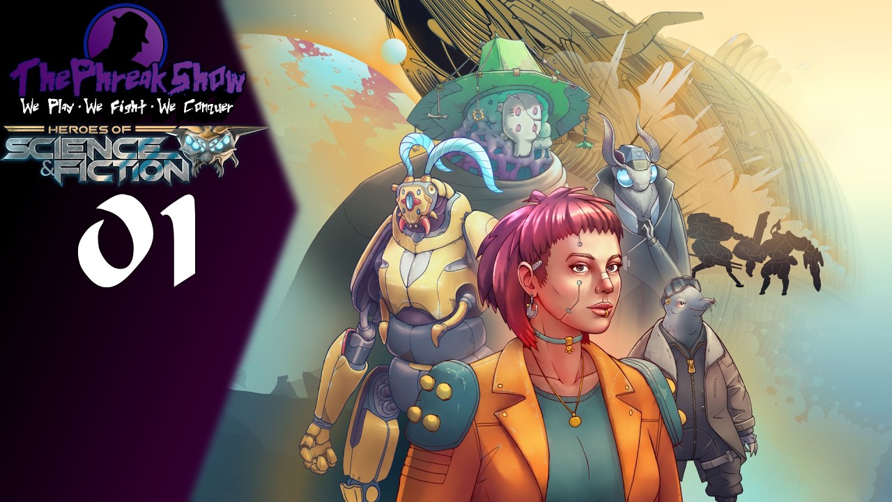 Let's Play Heroes Of Science And Fiction - Part 1 - Moleissar Returns!  Former Silence Of The Siren!