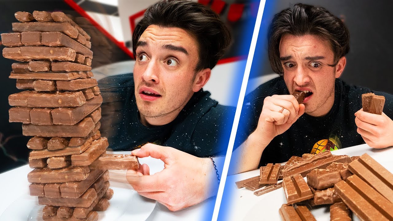 Jenga Food Tower Challenge!