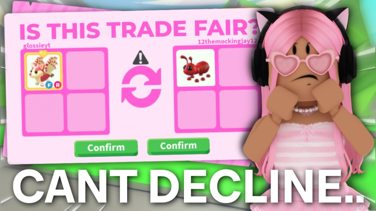 saying yes to EVERY TRADE in adopt me...