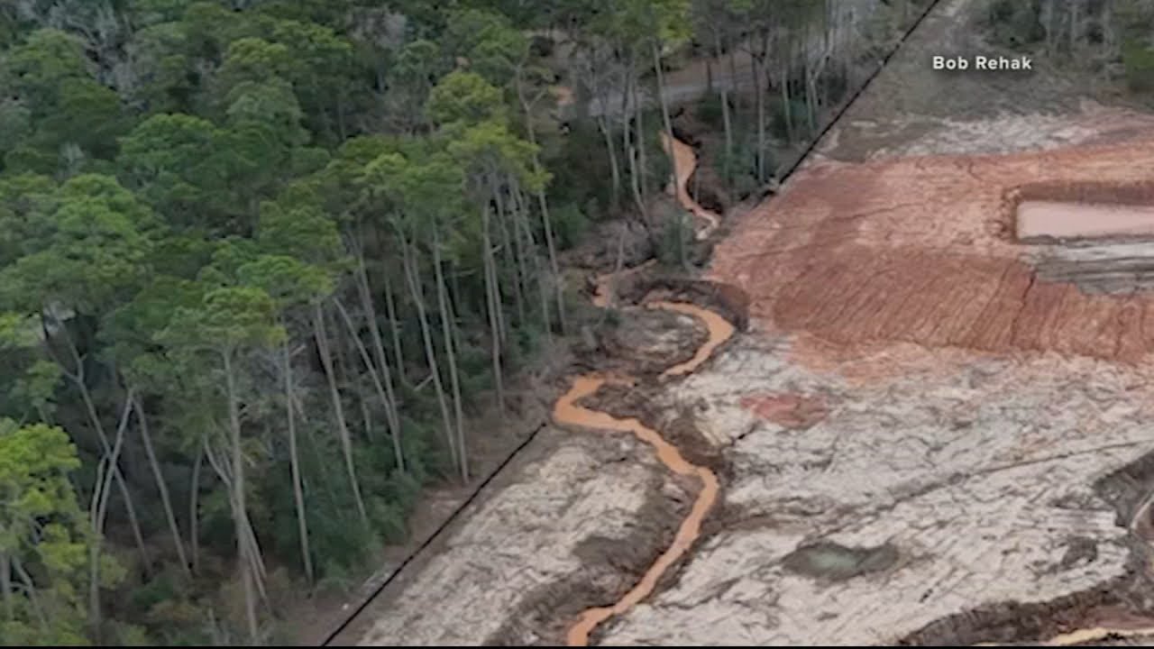 Citation issued after silt pumped into Spring Creek from construction site, Harris County officials