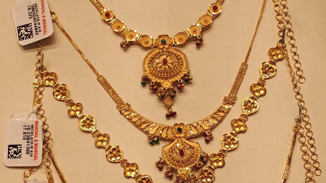 2 Savaran Necklacesets Unique Latest design's mangal & Mangal Trichy | Gold Necklacesets Collections