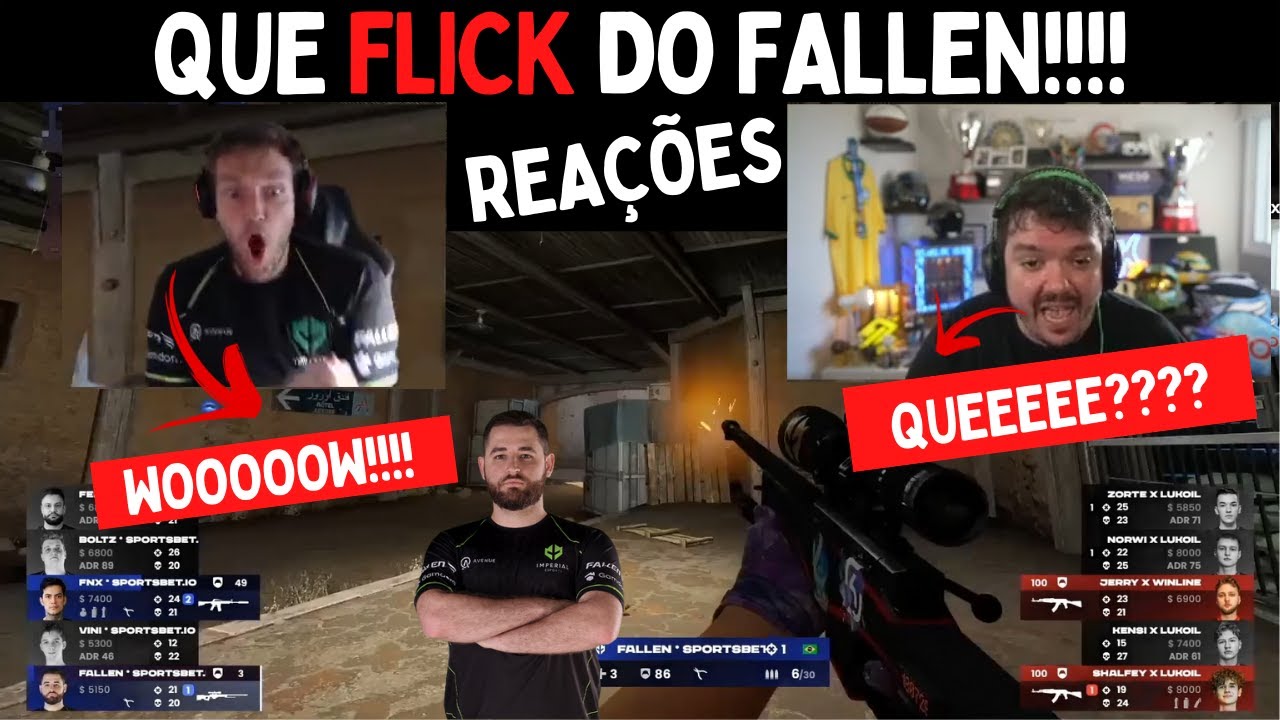 REA&Ccedil;&Otilde;ES DO FLICK INSANO DO FALLEN