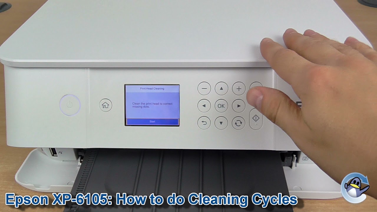 Epson XP6100/XP6105: How to do Print Head Cleaning Cycles and Improve Print Quality