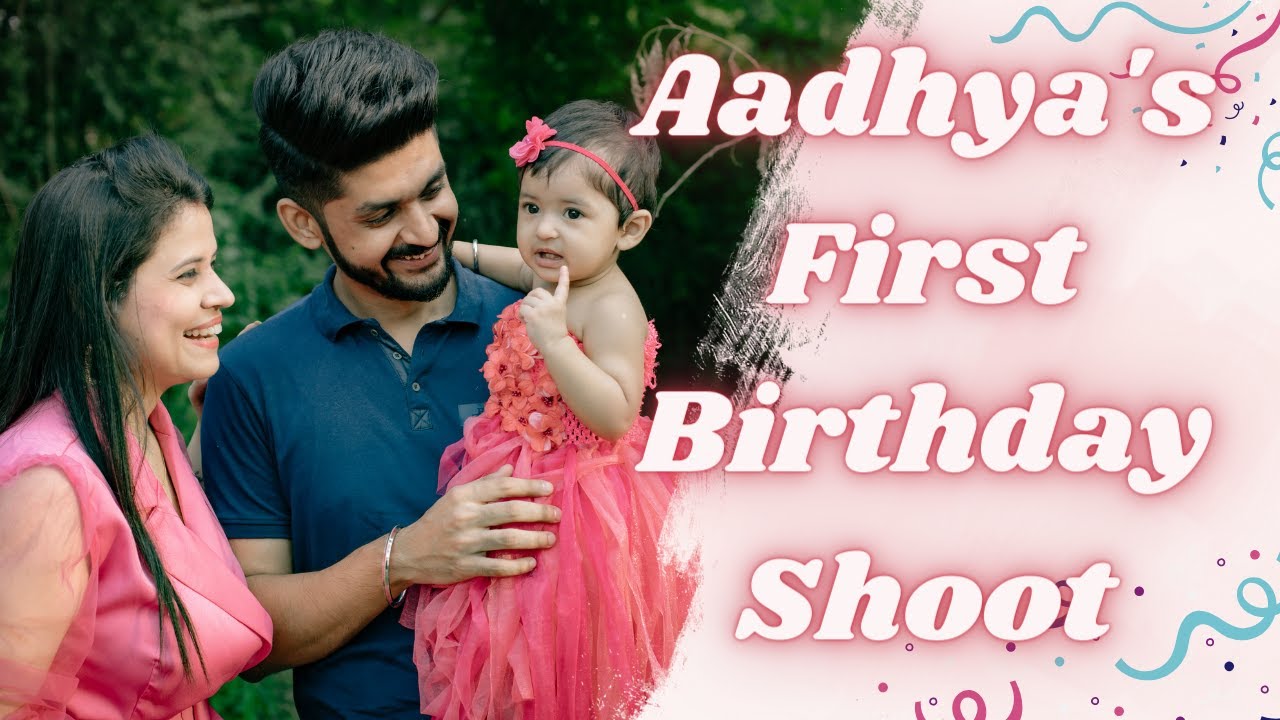 Aadhya's First Birthday Shoot | Vlog With Mansi | Vlog #10
