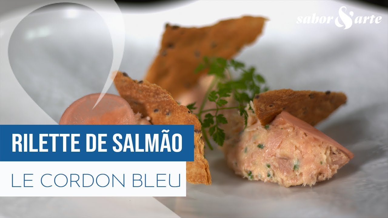 Rillette de Salmão Defumado com Pão Placa e Picles de Rabanete | Le Cordon Bleu com Yann Kamps