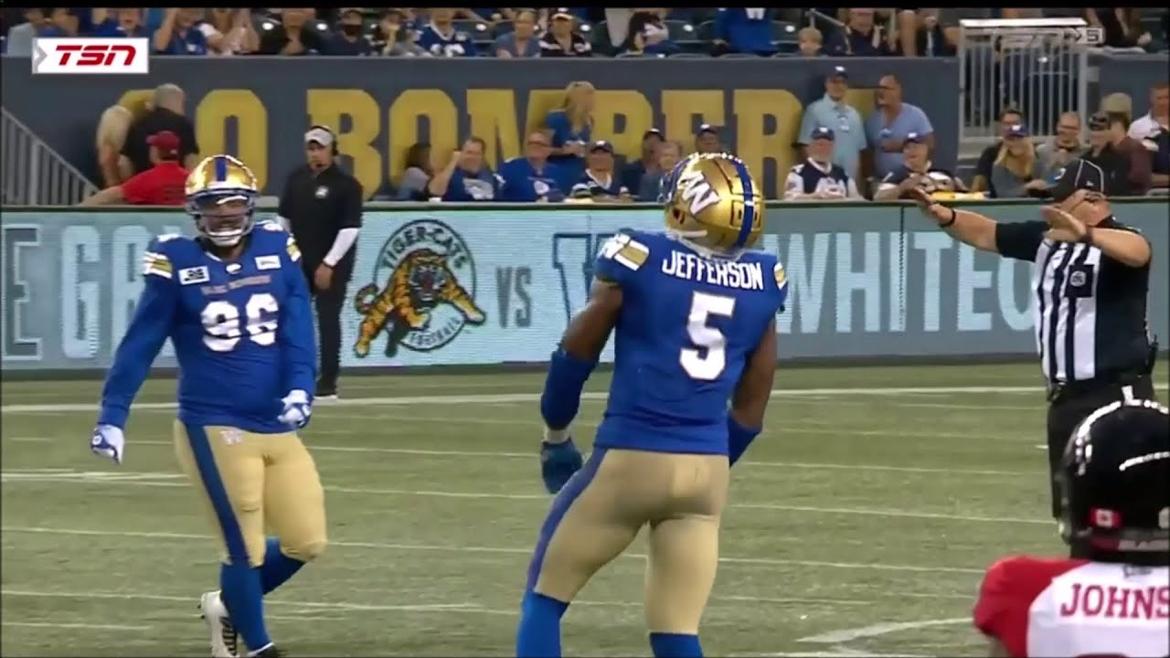 Winnipeg Blue Bombers Willie Jefferson 2022 Regular Season Highlights