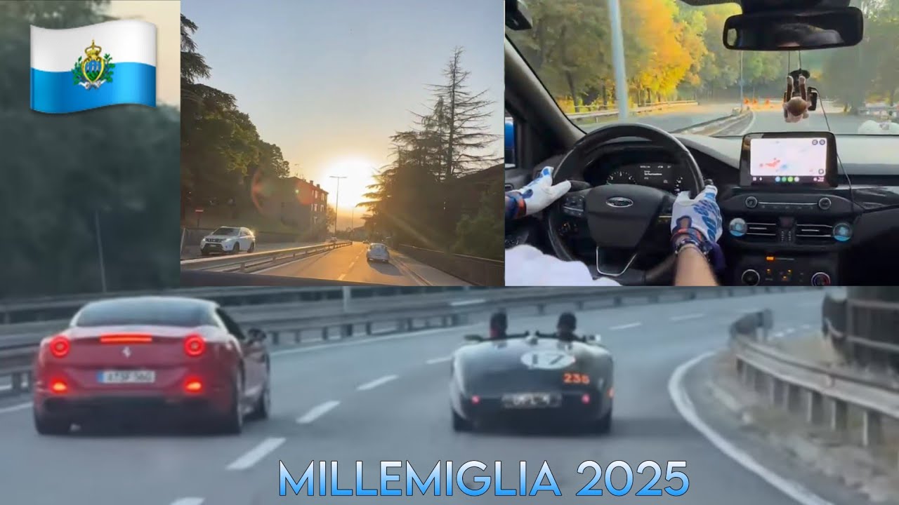 1000 MIGLIA 2025 - San Marino 🇸🇲 Highway Downhill
