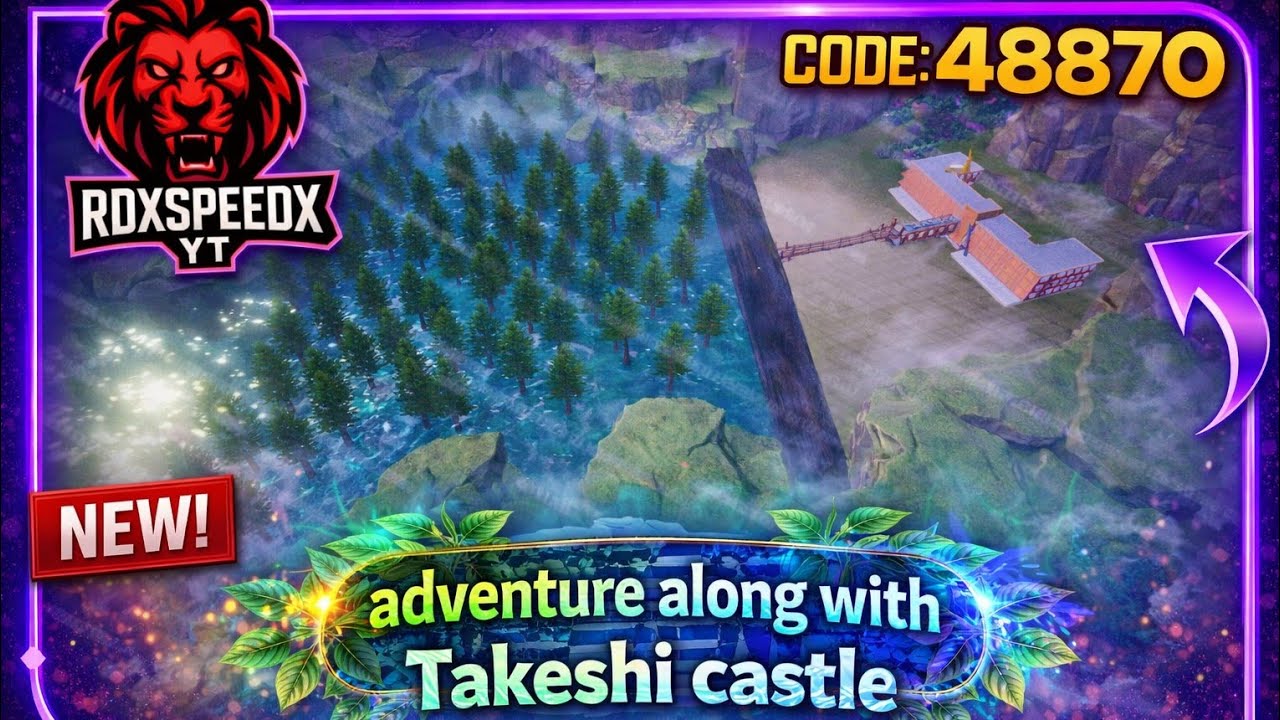 Bgmi wow Parkour map code 48870 | Adventure Plus Takeshi's castle 🏯 | #bgmi #pubg #pubgmobile