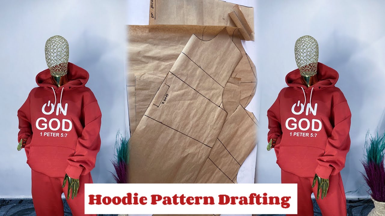 DIY: HOW TO DRAFT A PATTERN FOR A HOODIE| BEGINNER’s TUTORIAL (PART1)
