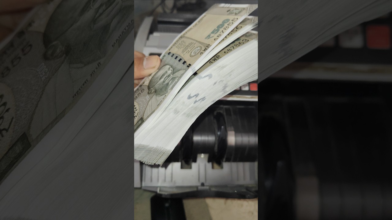 ₹500 Notes Cash Counting Machine 😍💵 | Satisfying Money Counting ASMR #Shorts