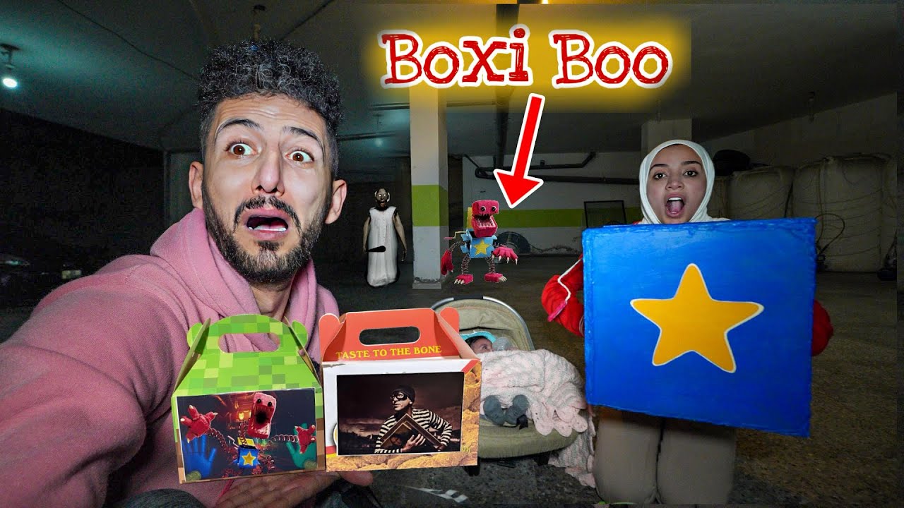 طلبت أنا ورحمه وجبة الحرامي و بوكسي بو الشرير اجانا عالبيت وصار يلاحقنا !!