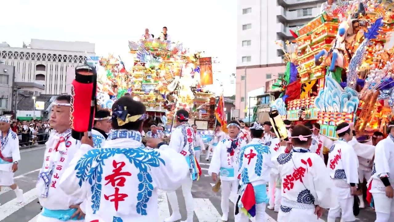 黒崎祇園山笠2025 解散式前自由演技 / 藤田西山笠 #黒崎祇園山笠 #2025 #藤田西山笠 #KurosakiGion