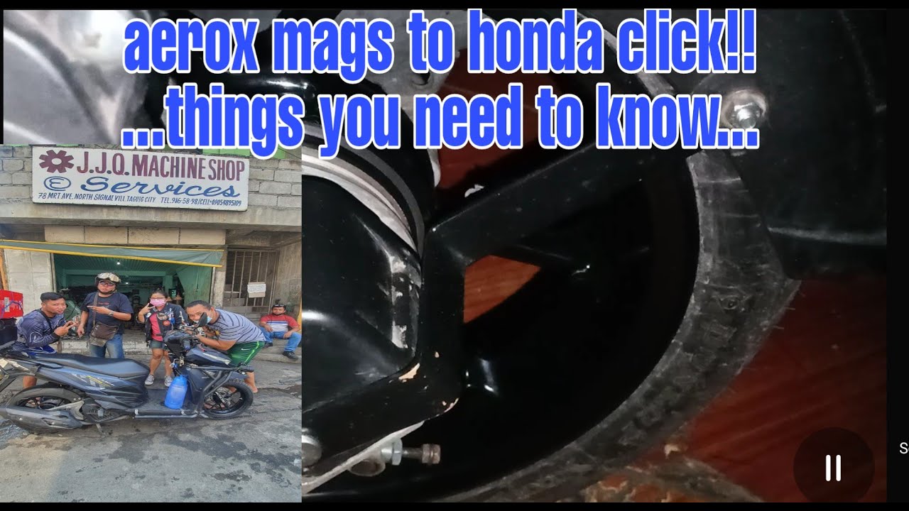 aerox mags to click 150i..meron kayong dapat malaman bago kayo magpa convert..#JJQMACHINESHOP