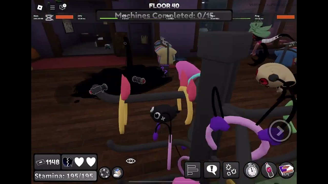 Reaching floor 43 as pebble ( main distracter pov )