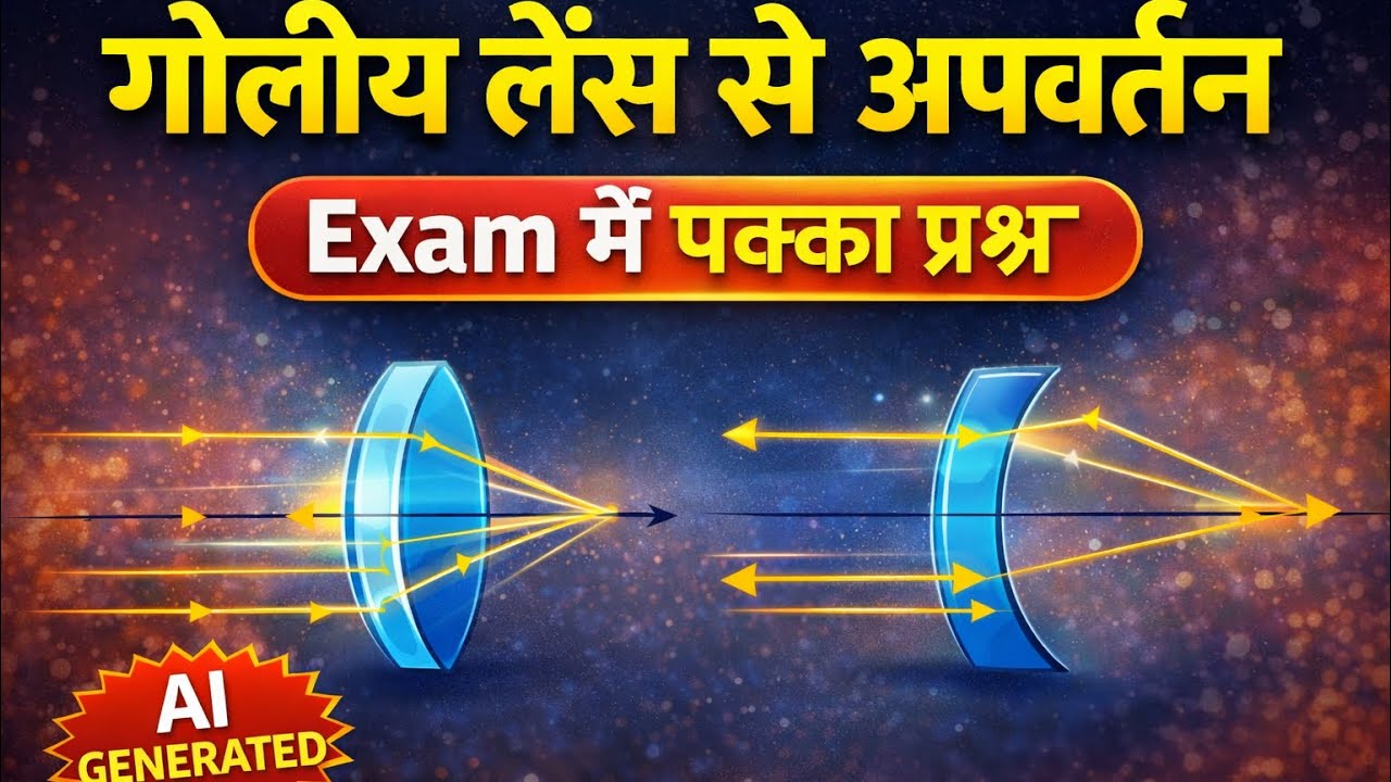 Refraction Through Spherical Lens (गोलीय लेंस) | Physics Important Notes | All Competitive Exams