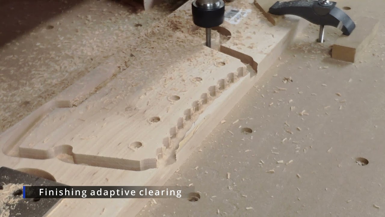 Machining birch wood gears on a PrintNC