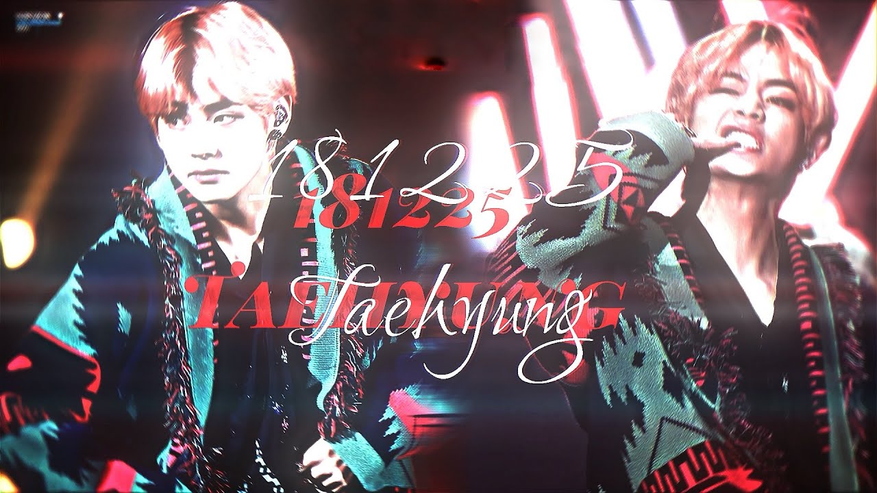 181225 Taehyung focus twixtor 4k