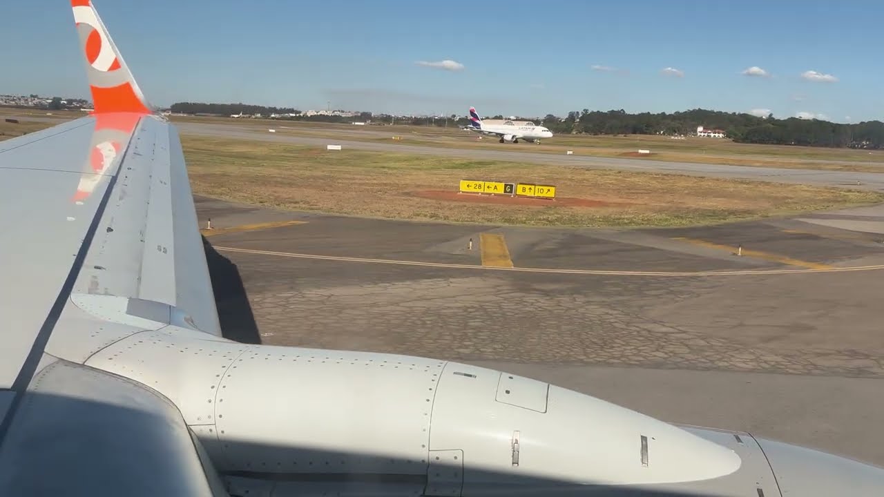 Decolagem de Guarulhos | Gol 737-800 (PR-GUI)