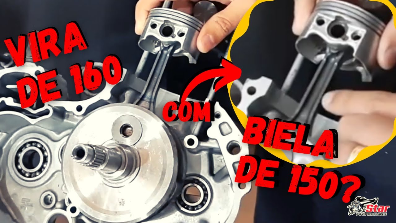 Vira de 160 com Biela de 150 - Vale a Pena? I Star Preparações