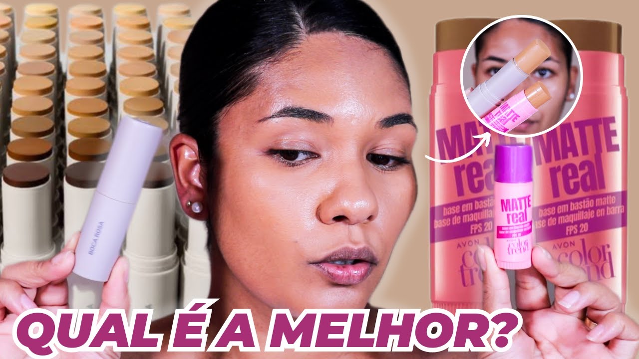 BOCA ROSA X AVON - BASES EM STICK - QUAL &Eacute; A MELHOR? #isabelapierre