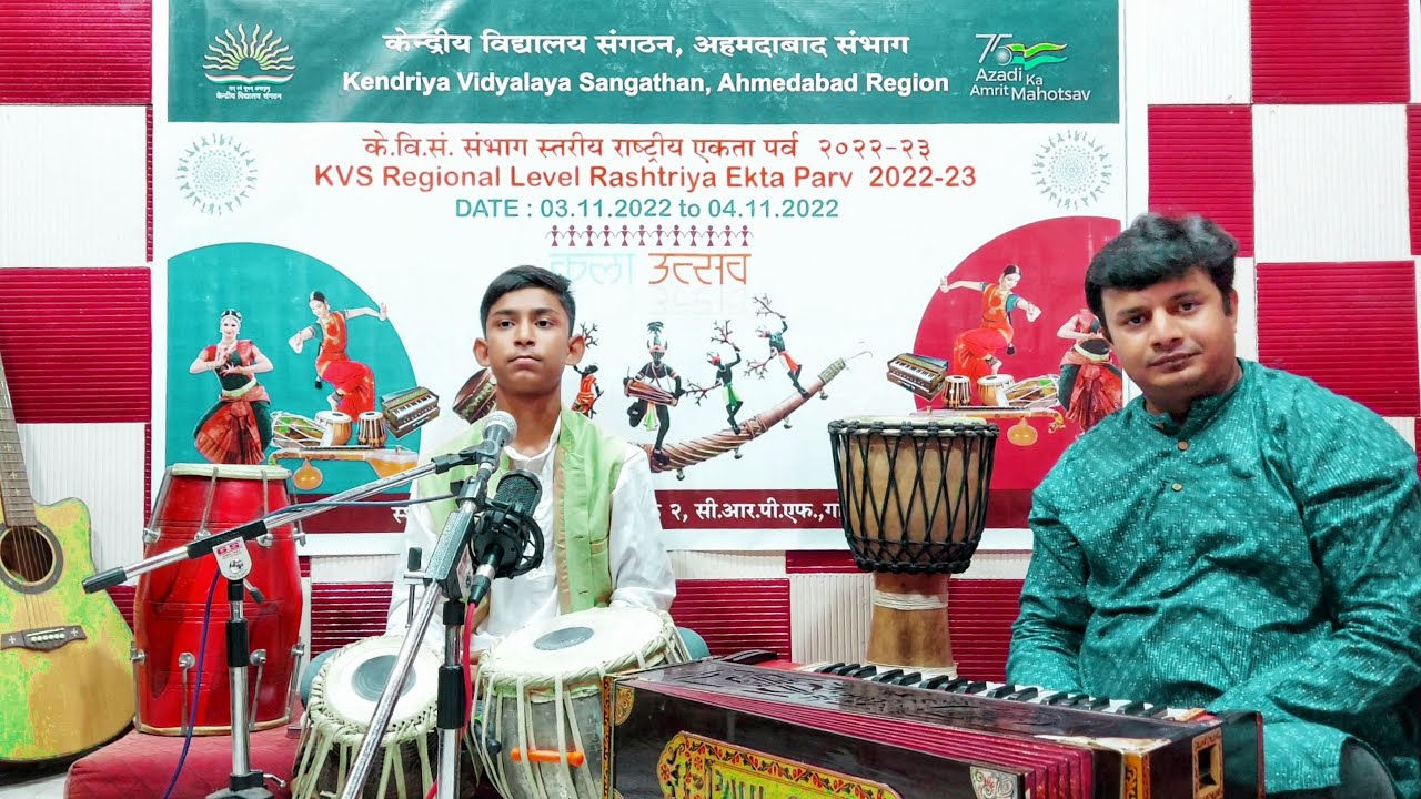 TABLA SOLO BY NIRBHAY KAREKAR || KVS NATIONAL KALA UTSAV 2022-23 || VADODARA